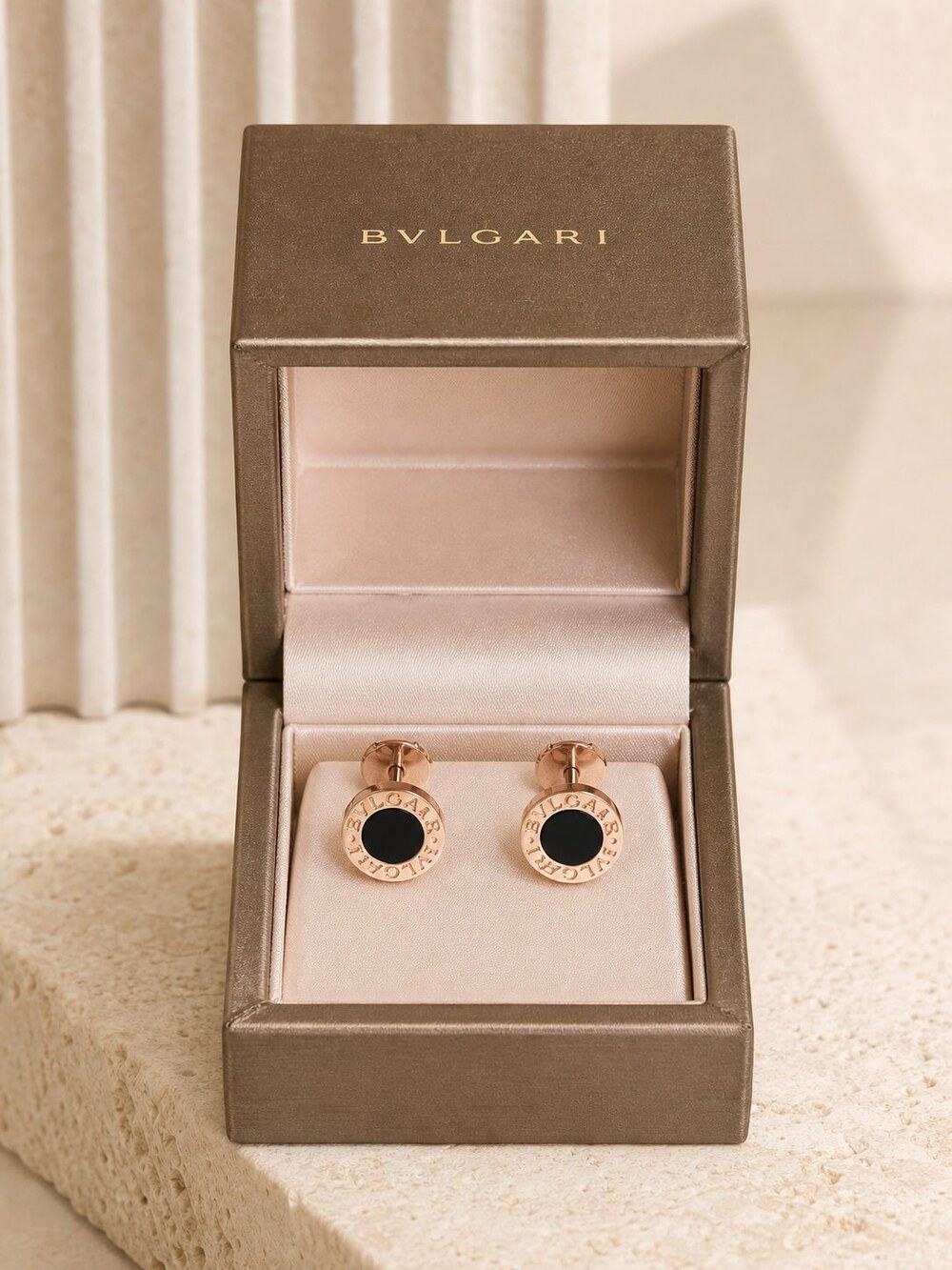 Bulgari Refined Statement Earrings Style 5 | New with Box - Picture 1 of 9